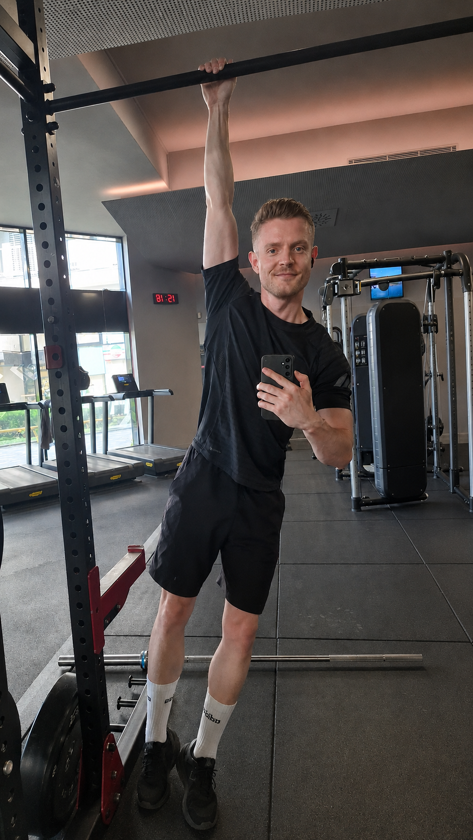 Vojtěch Skala at the gym